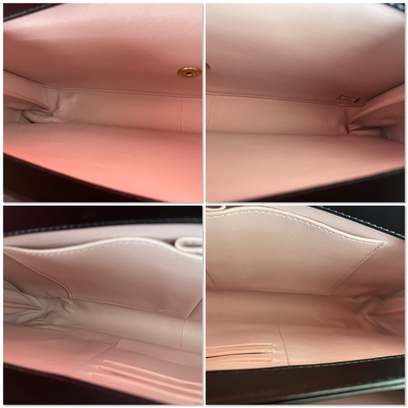 Sold Black Chanel Glazed Calfskin Straight Lined Flap bag - Picture 13 of 17